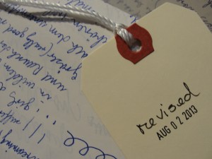 documentation of revisions